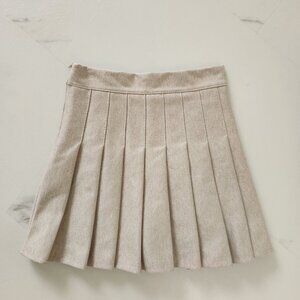 Pleated tennis winter skirt(wool poly blend)